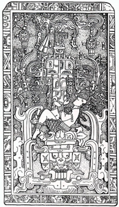 tomb lid of Pakal Votan