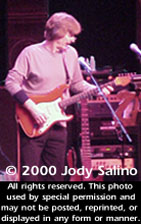 Phil on Strat: Photo by Jody Salino