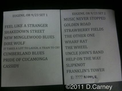 setlist